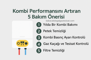 Kombi Performansını Arttıran 5 Bakım Önerisi
